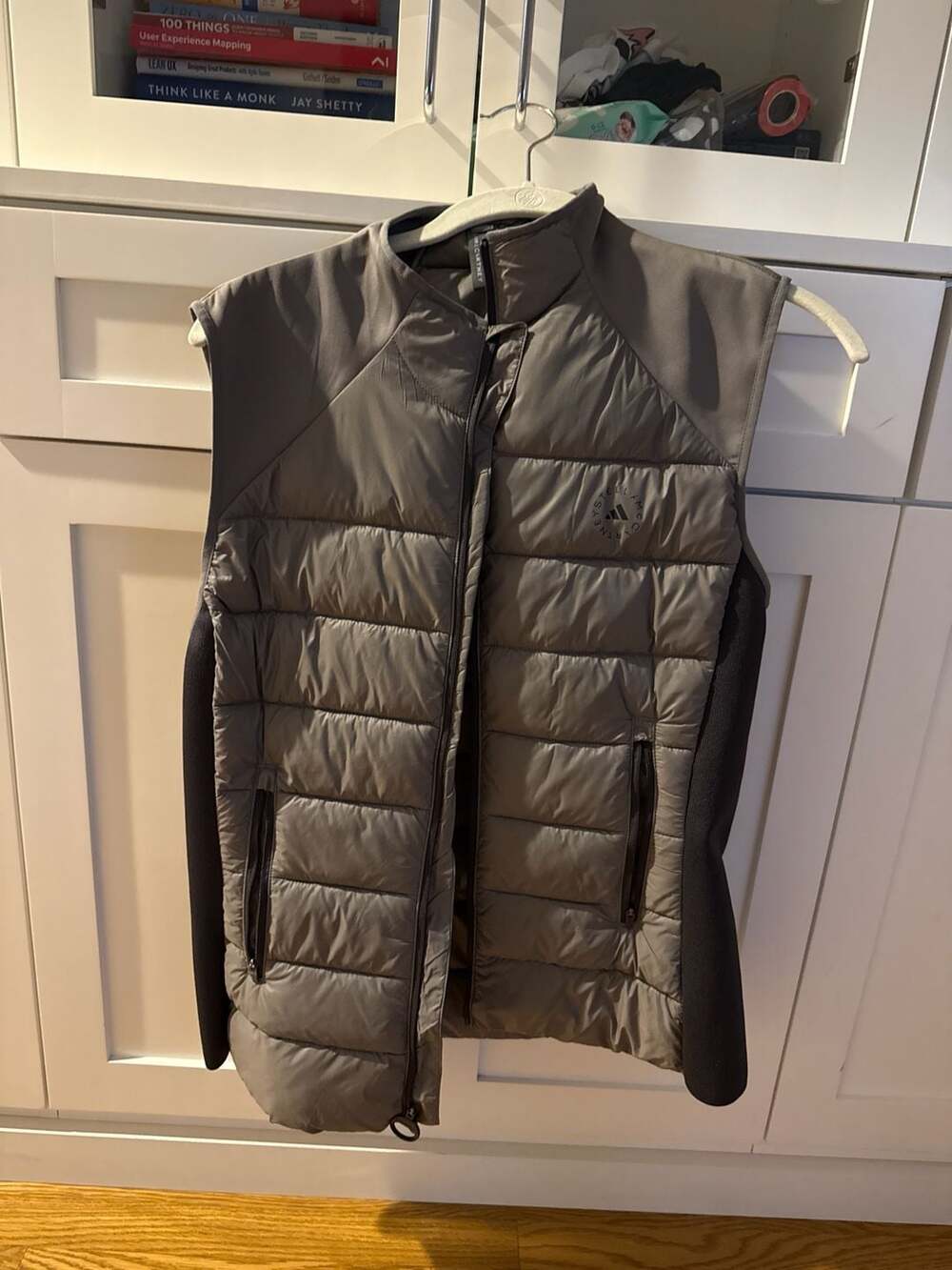 Adidas by Stella McCartney TrueNature Grey Puffer Golf Vest